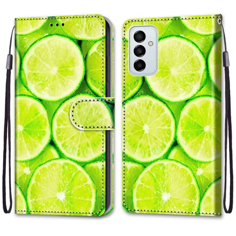 Housse Samsung Galaxy M23 5G Citrons Verts