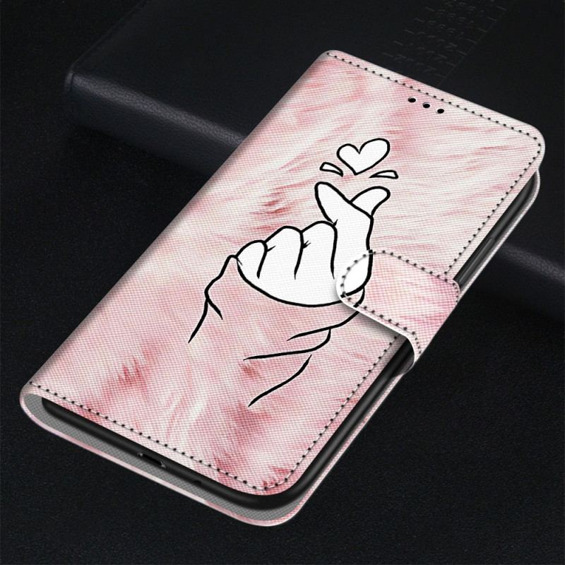 Housse Samsung Galaxy M23 5G Finger Heart