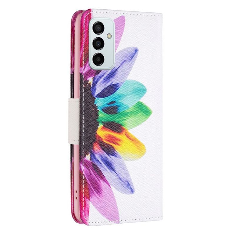 Housse Samsung Galaxy M23 5G Fleur Aquarelle