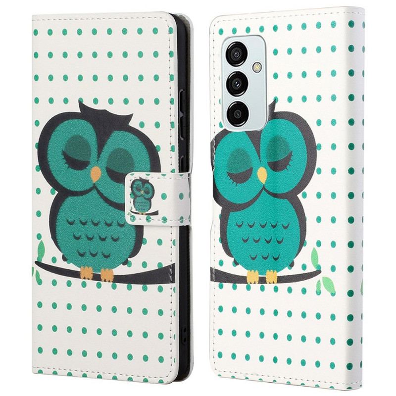 Housse Samsung Galaxy M23 5G Hibou Endormi