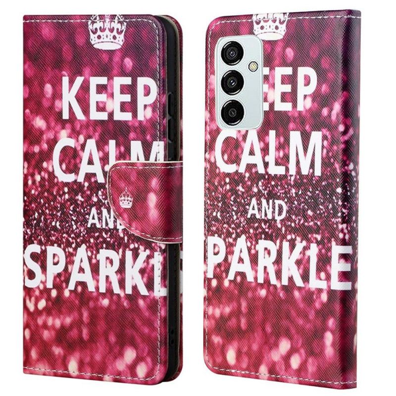 Housse Samsung Galaxy M23 5G Keep Calm and Sparkle