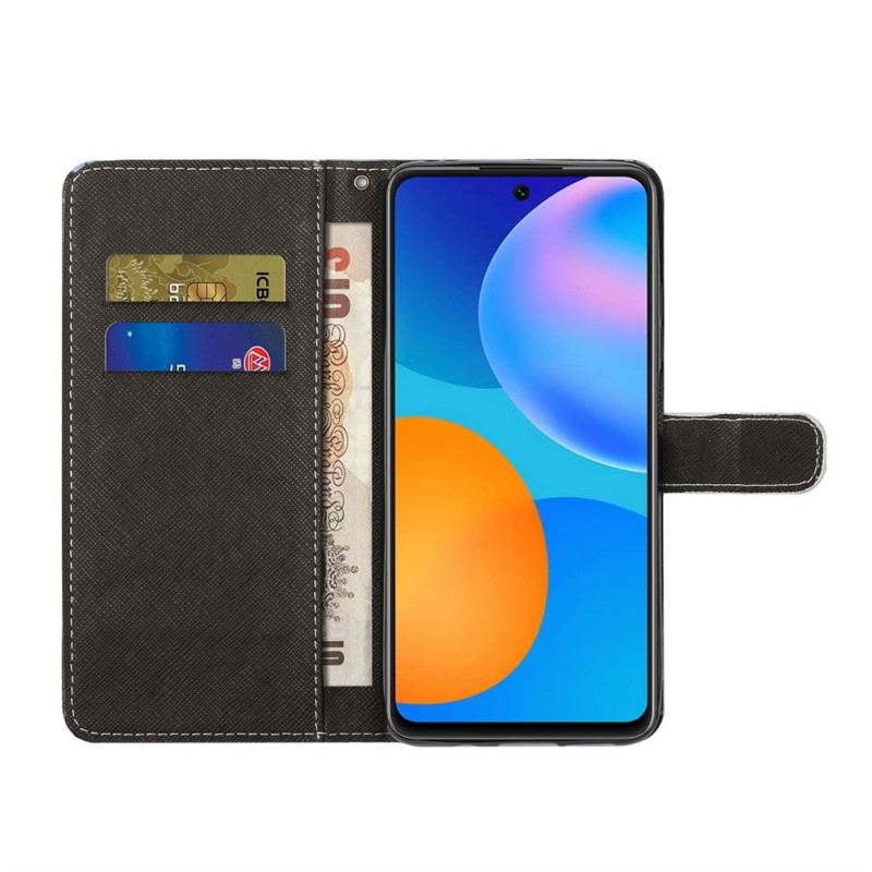 Housse Samsung Galaxy M23 5G Léopard à Lanière