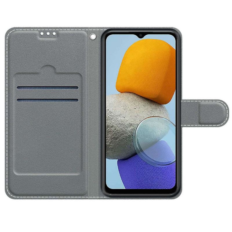 Housse Samsung Galaxy M23 5G Paillettes avec Lanière