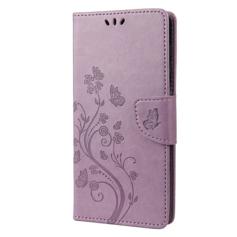 Housse Samsung Galaxy M23 5G Papillons et Fleurs