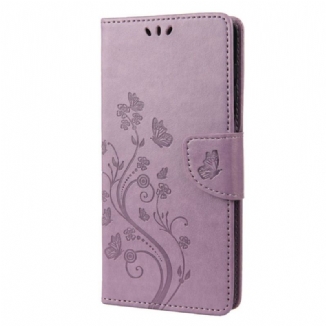 Housse Samsung Galaxy M23 5G Papillons et Fleurs