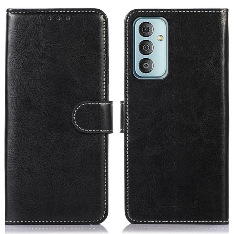 Housse Samsung Galaxy M23 5G Style Cuir Coutures