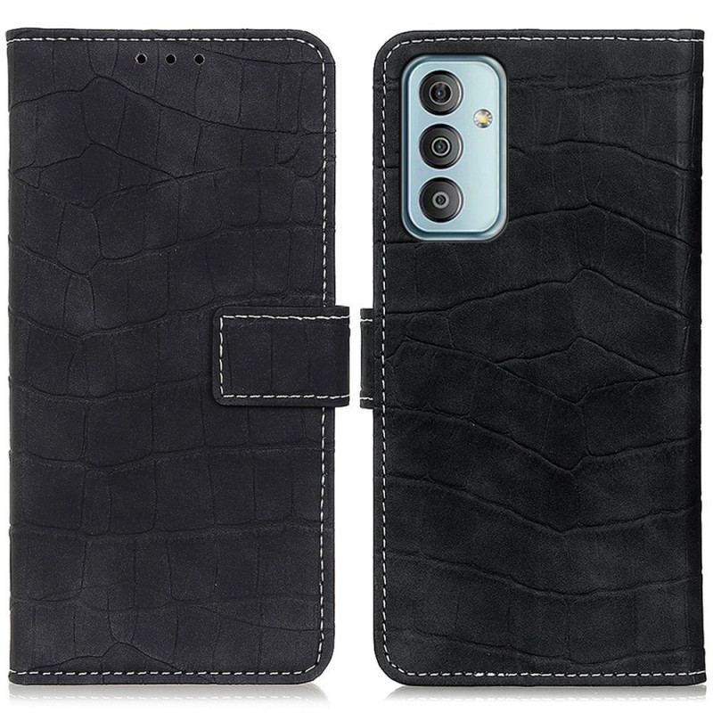 Housse Samsung Galaxy M23 5G Style Peau de Crocodile