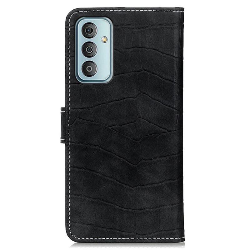 Housse Samsung Galaxy M23 5G Style Peau de Crocodile