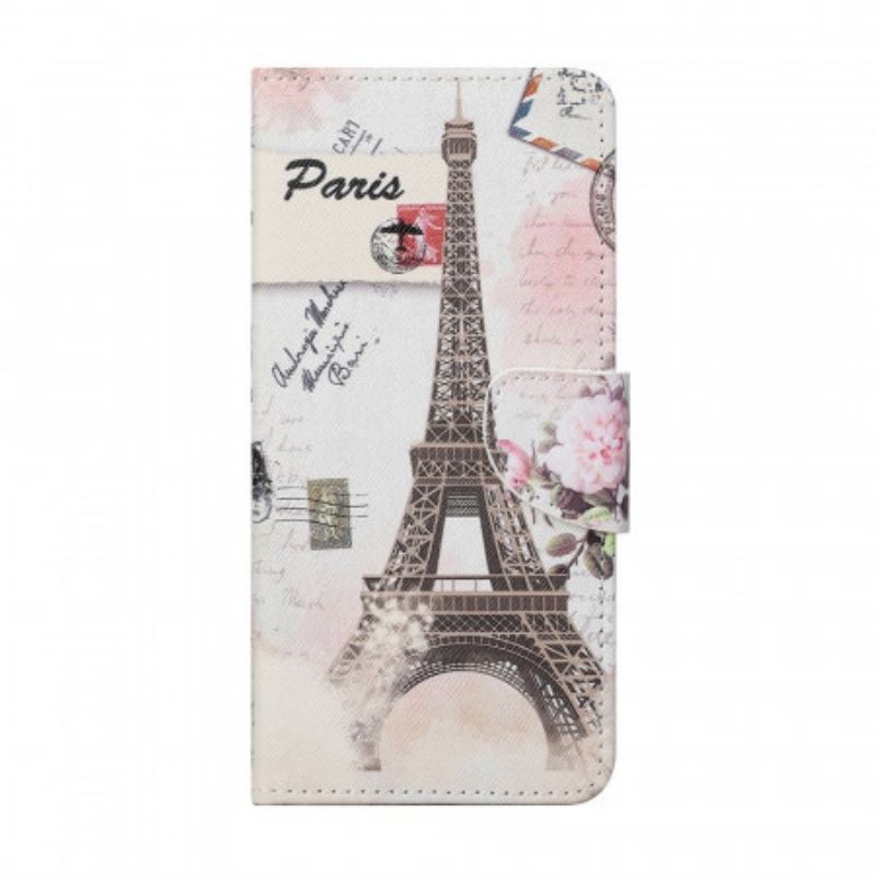 Housse Samsung Galaxy M23 5G Tour Eiffel Vintage