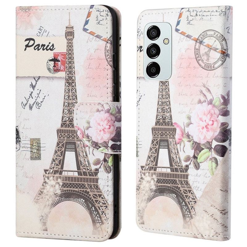 Housse Samsung Galaxy M23 5G Tour Eiffel Vintage