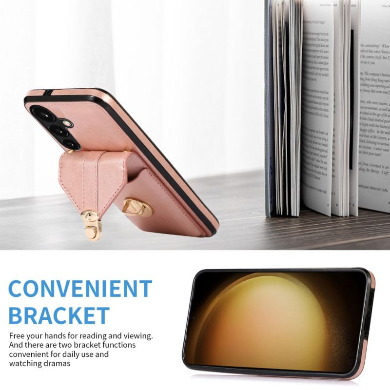 Coque Samsung Galaxy A15 4G / A15 Porte-Cartes et Bandoulière