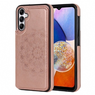 Coque Samsung Galaxy A15 5G / A15 Porte-Cartes Motif Mandala