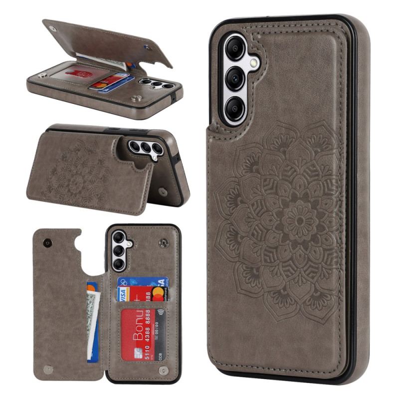 Coque Samsung Galaxy A15 5G / A15 Porte-Cartes Motif Mandala