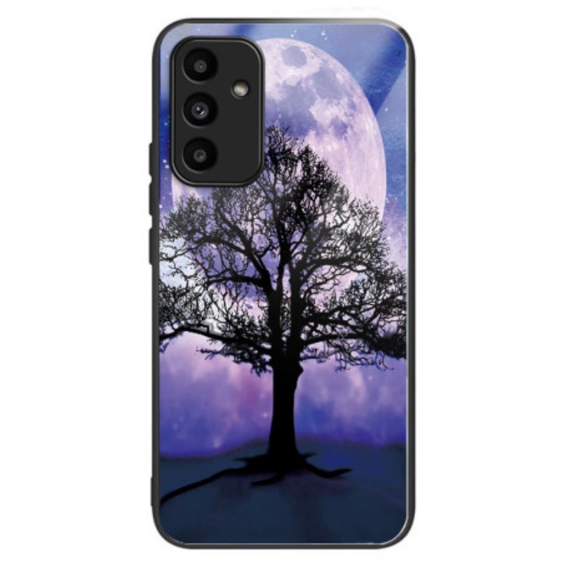 Coque Samsung Galaxy A15 5G / A15 Verre Trempé Arbre et Lune