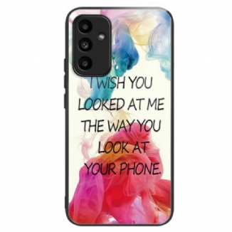 Coque Samsung Galaxy A15 5G / A15 Verre Trempé I Wish You Looked at Me