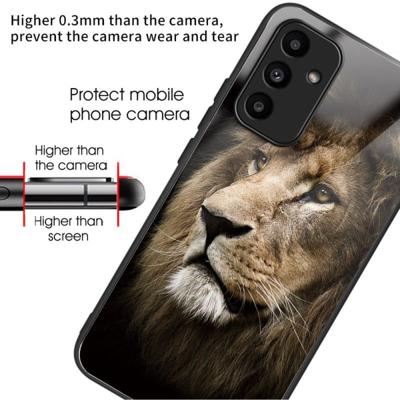 Coque Samsung Galaxy A15 5G / A15 Verre Trempé Tête de lion