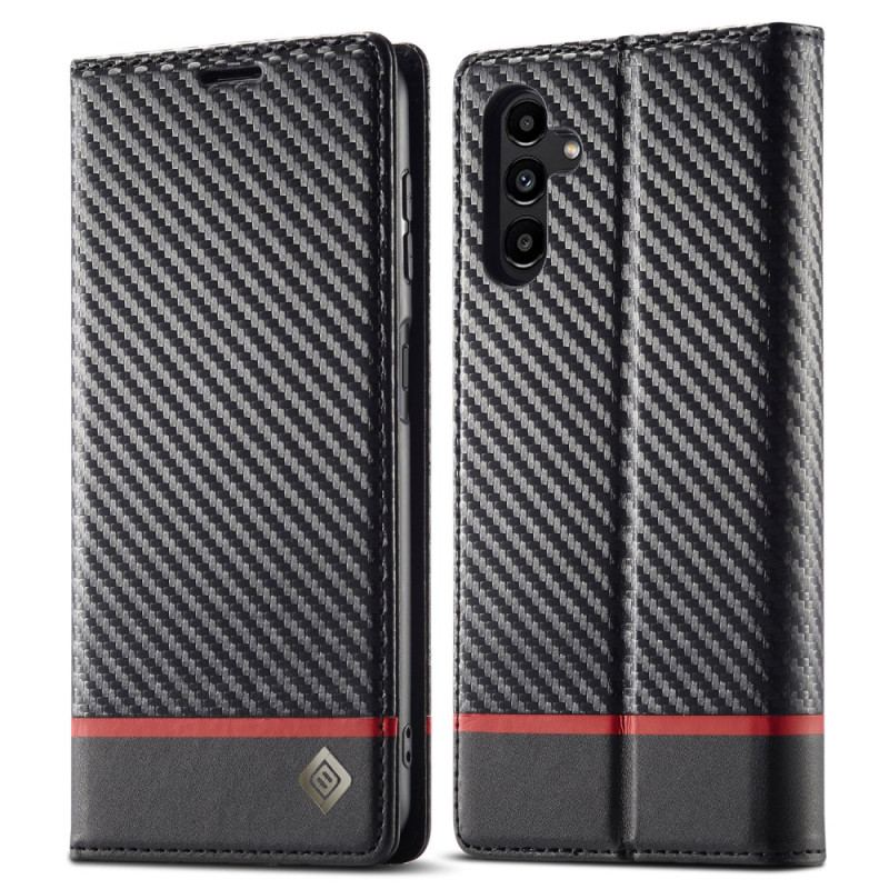 Flip Cover Samsung Galaxy A15 5G / A15 Fibre Carbone LC.IMEEKE