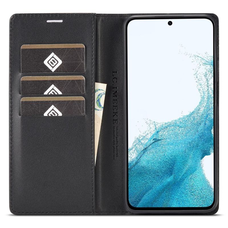 Flip Cover Samsung Galaxy A15 5G / A15 Fibre Carbone LC.IMEEKE