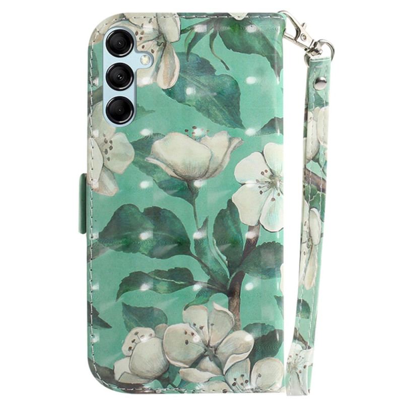 Housse Samsung Galaxy A15 Fleurs Aquarelles