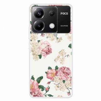 Coque Xiaomi Redmi Note 13 Pro 5G / Poco X6 5G Fleurs Liberty