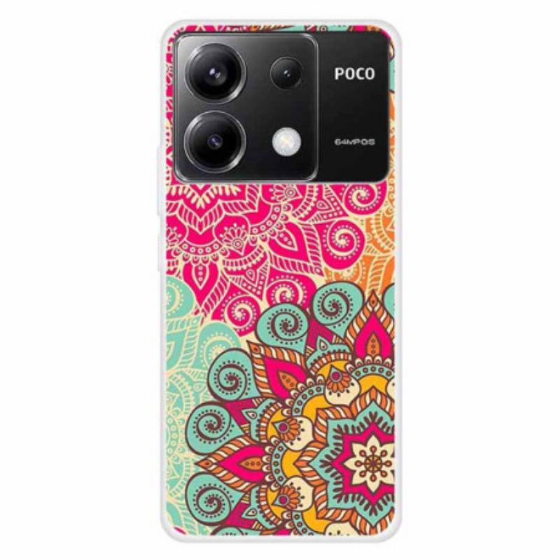 Coque Xiaomi Redmi Note 13 Pro 5G / Poco X6 5G Motif de Fleurs