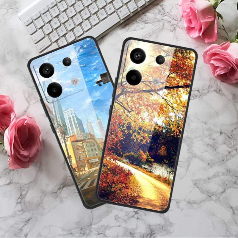 Coque Xiaomi Redmi Note 13 Pro 5G / Poco X6 5G Verre Trempé Grain Doré