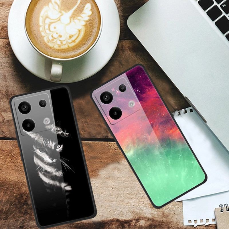 Coque Xiaomi Redmi Note 13 Pro 5G / Poco X6 5G Verre Trempé Guitare de Glace et de Feu