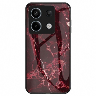 Coque Xiaomi Redmi Note 13 Pro 5G / Poco X6 5G Verre Trempé Marbre Rouge