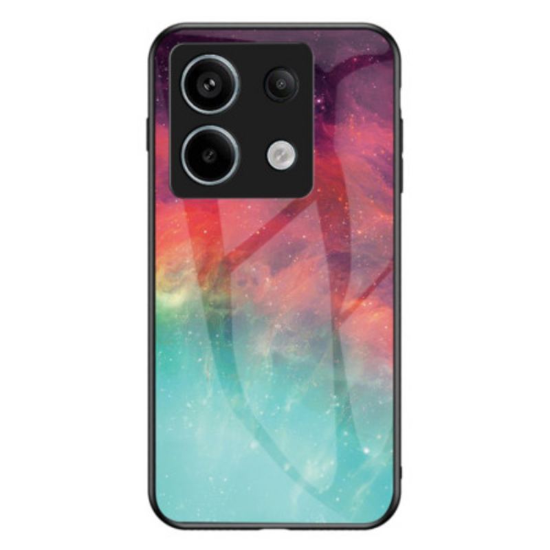 Coque pour Xiaomi Redmi Note 13 Pro 5G / Poco X6 5G Verre Trempé Motif Ciel Étoilé