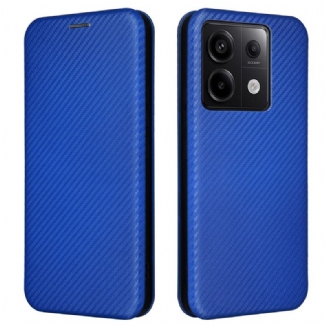 Flip Cover Xiaomi Redmi Note 13 Pro 5G / Poco X6 5G Fibre Carbone