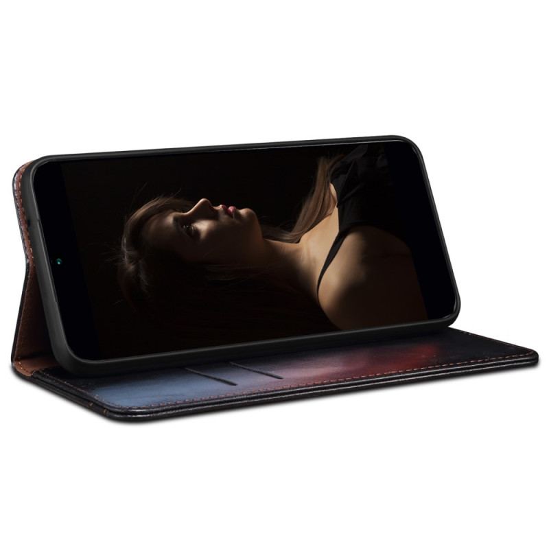 Flip Cover Xiaomi Redmi Note 13 Pro 5G / Poco X6 5G Simili Cuir Ciré