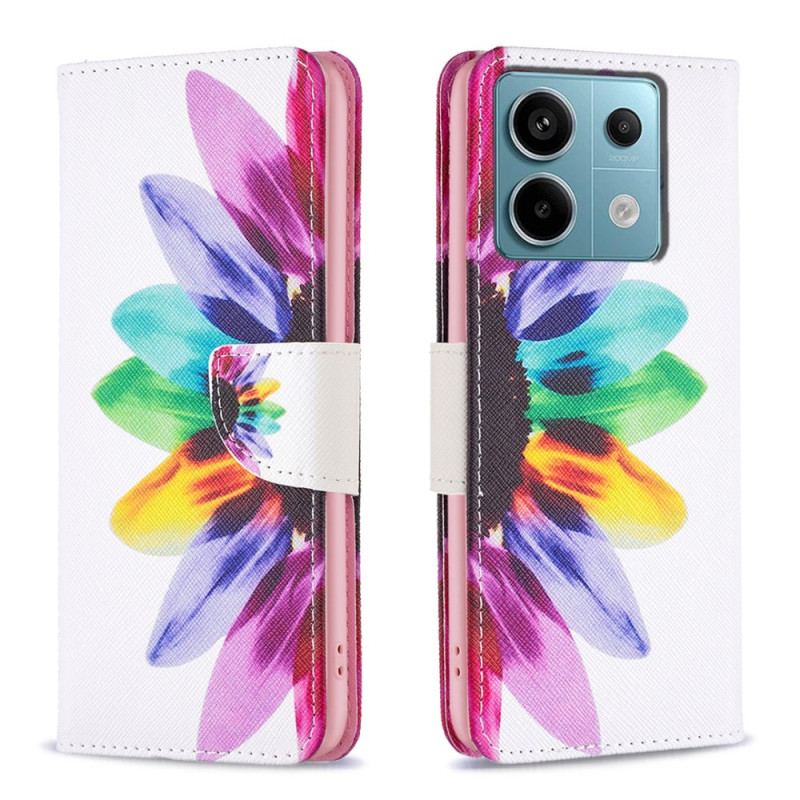 Housse Xiaomi Redmi Note 13 Pro 5G / Poco X6 5G Fleur Aquarelle