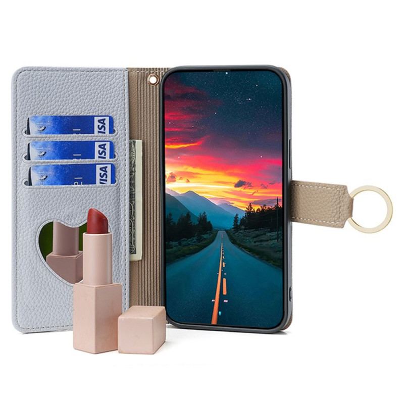 Housse Xiaomi Redmi Note 13 Pro 5G / Poco X6 5G Miroir et Bandoulière