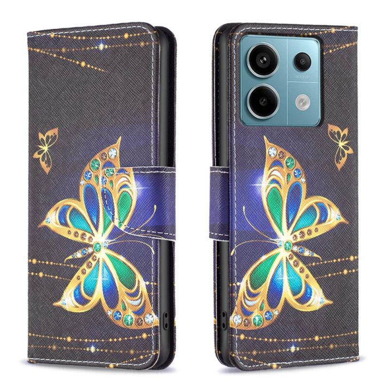 Housse Xiaomi Redmi Note 13 Pro 5G / Poco X6 5G Papillons Bijoux