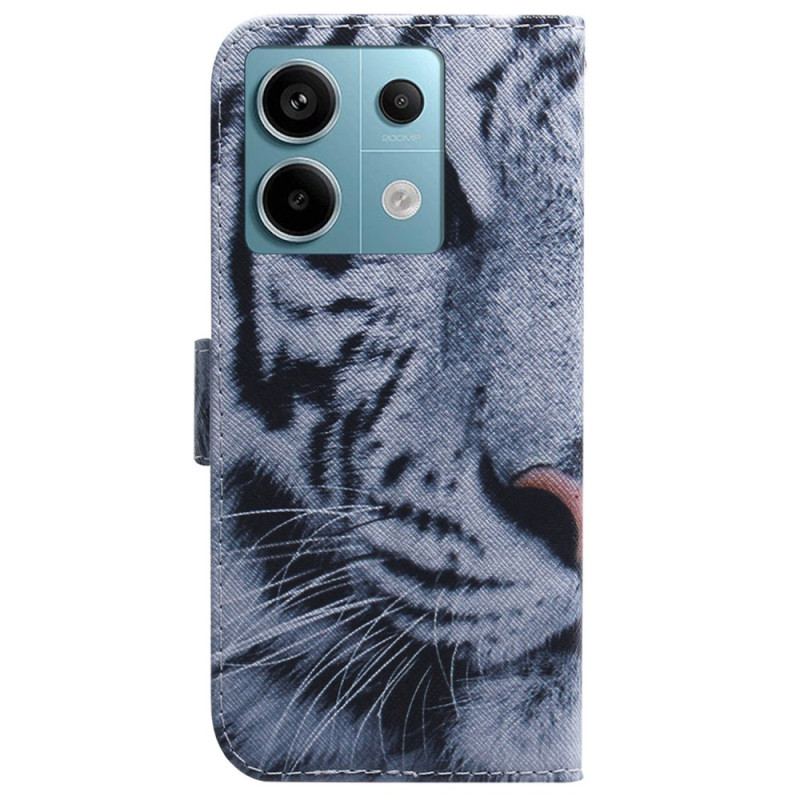 Housse Xiaomi Redmi Note 13 Pro 5G / Poco X6 5G Tigre Blanc