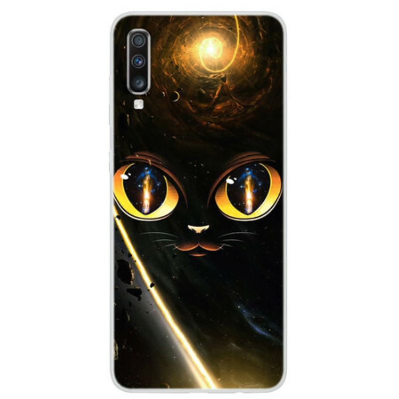 Coque Samsung Galaxy A70 Chat Galaxie