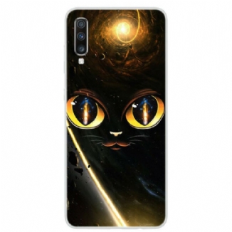 Coque Samsung Galaxy A70 Chat Galaxie