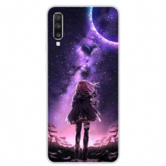 Coque Samsung Galaxy A70 Pleine Lune Magique