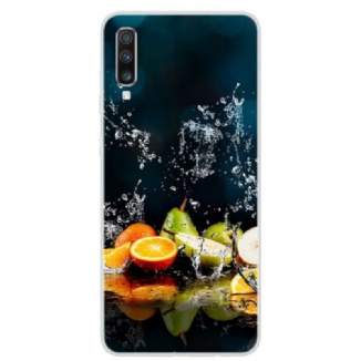 Coque Samsung Galaxy A70 Splash d'Agrumes