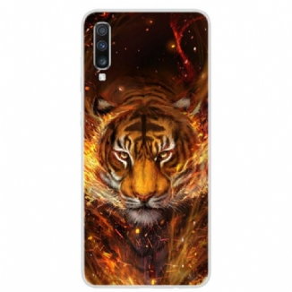 Coque Samsung Galaxy A70 Tigre de Feu