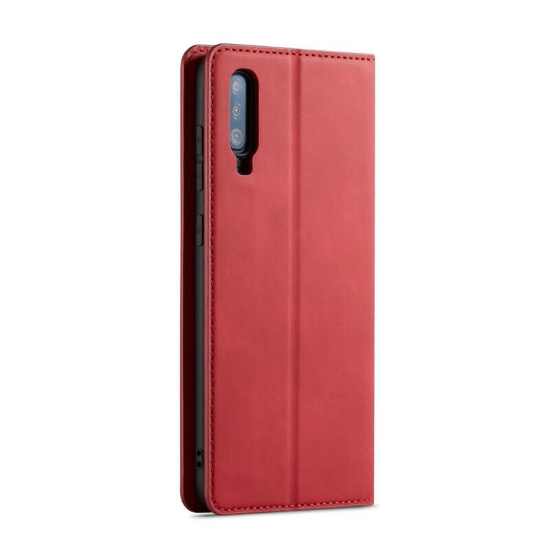 Flip Cover Samsung Galaxy A70 Effet Cuir FORWENW