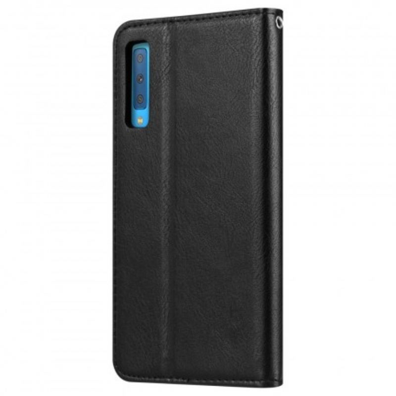 Flip Cover Samsung Galaxy A70 Simili Cuir Porte-Cartes