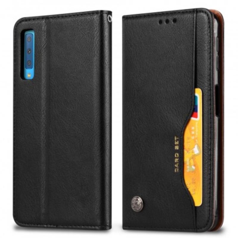 Flip Cover Samsung Galaxy A70 Simili Cuir Porte-Cartes