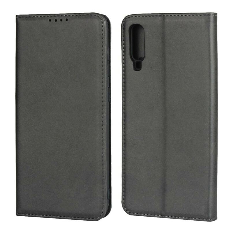 Flip Cover Samsung Galaxy A70 Style Cuir Sobriété