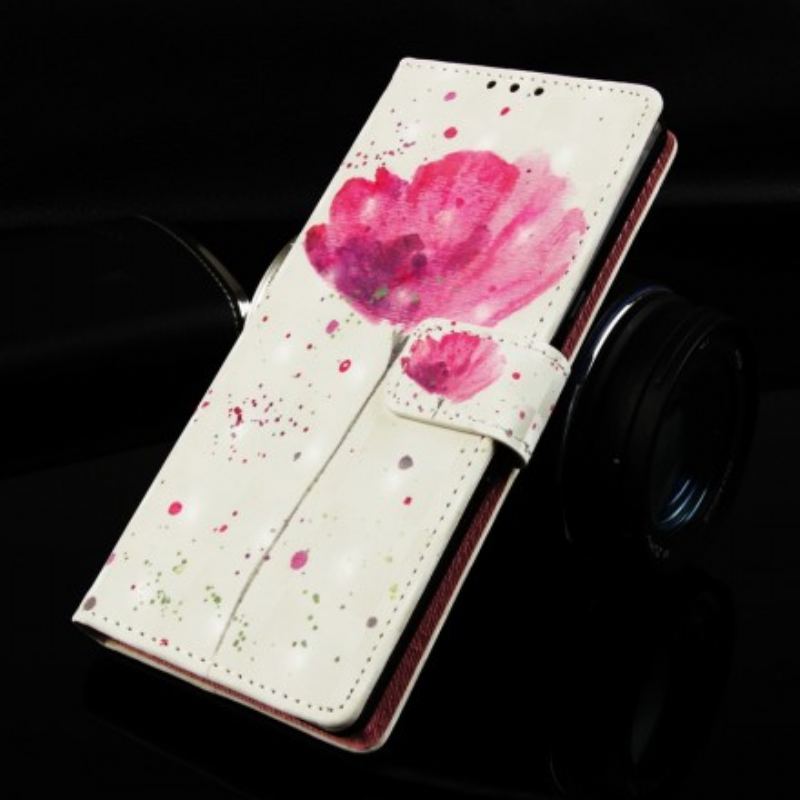 Housse Samsung Galaxy A70 Coquelicot Aquarelle