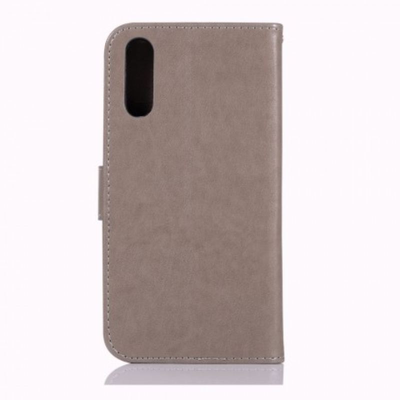 Housse Samsung Galaxy A70 effet cuir Attrape Rêves Hibou