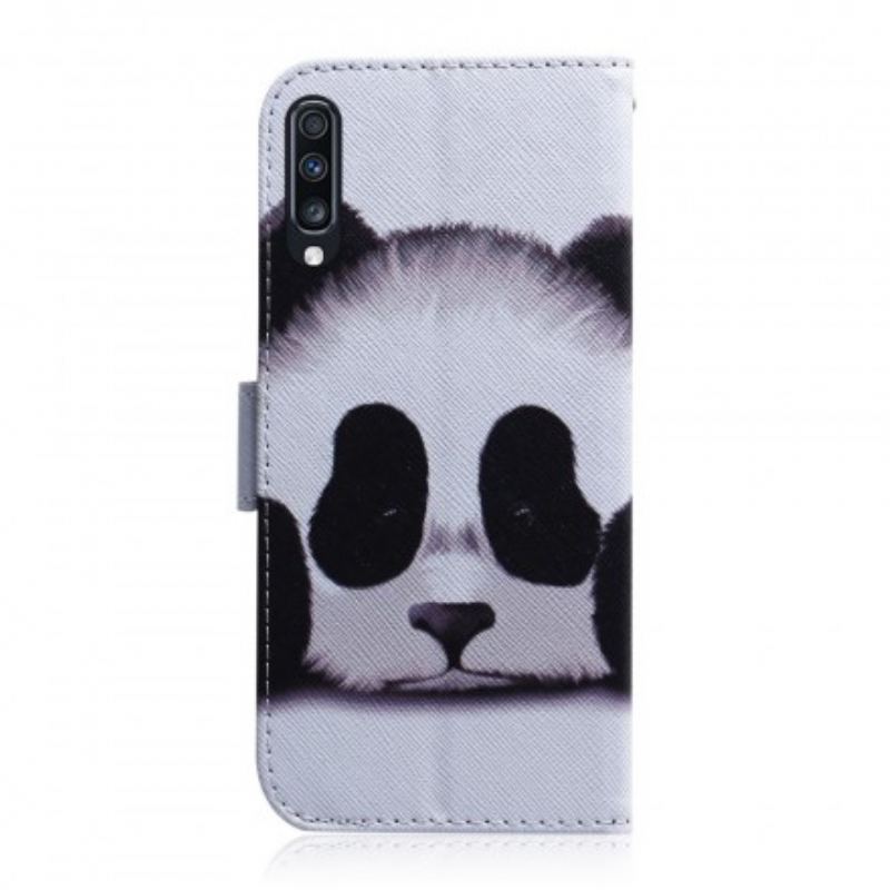 Housse Samsung Galaxy A70 Face de Panda