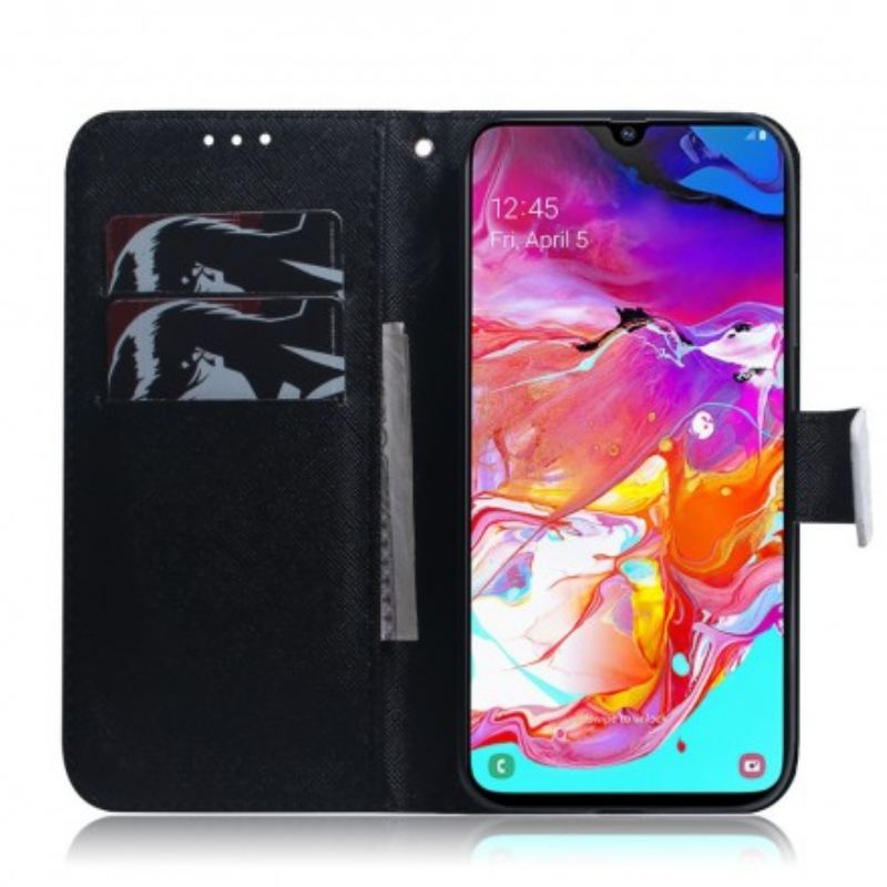 Housse Samsung Galaxy A70 Face de Panda