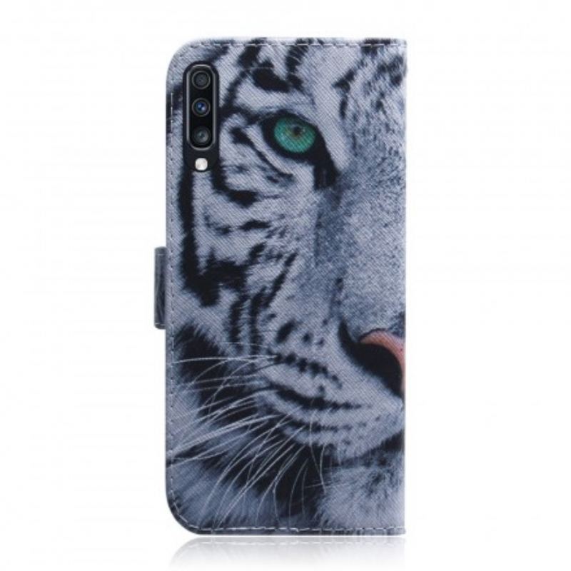 Housse Samsung Galaxy A70 Face de Tigre