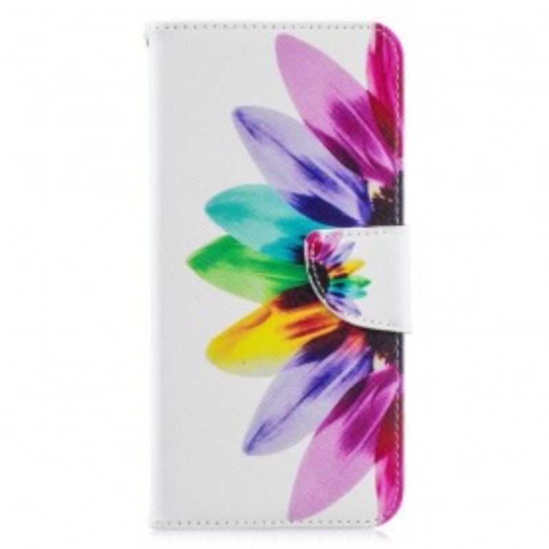 Housse Samsung Galaxy A70 Fleur Aquarelle